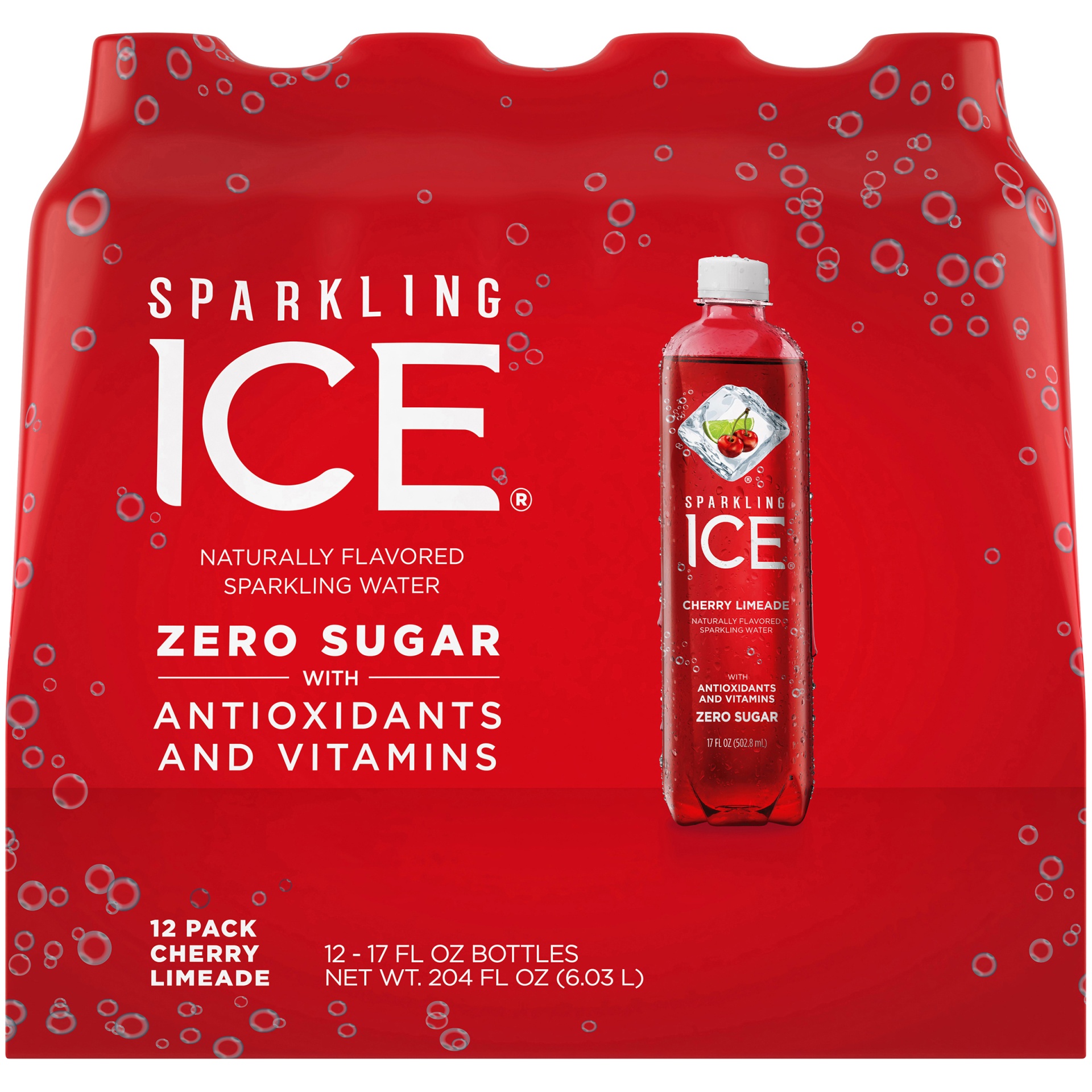 slide 5 of 5, Sparkling ICE Cherry Limeade, 12 ct; 17 fl oz