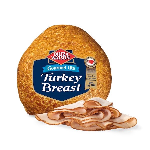 slide 1 of 1, Dietz & Watson Gourmet Lite Turkey Breast, per lb