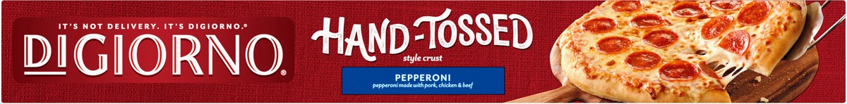 slide 8 of 8, DIGIORNO Frozen Pizza - Frozen Pepperoni Pizza - DIGIORNO Hand Tossed Style Pizza Crust, 18.7 oz