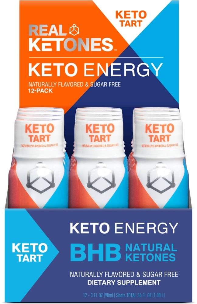 slide 1 of 1, Real Ketones Keto Energy Naturally Flavored Sugar Free Dietary Supplement, 3 fl oz