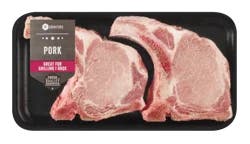 Bone In Center Cut Pork Chops, Per Package (Avg. 1.50 lb)