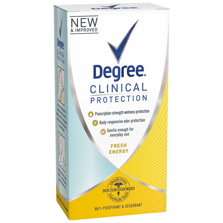 slide 1 of 2, Degree Women Fresh Energy Clinical Antiperspirant Deodorant Cream, 1.7 oz, 1.7 oz