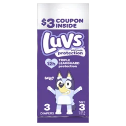 Luvs Platinum Protection Size 3 Diapers Sample Pack