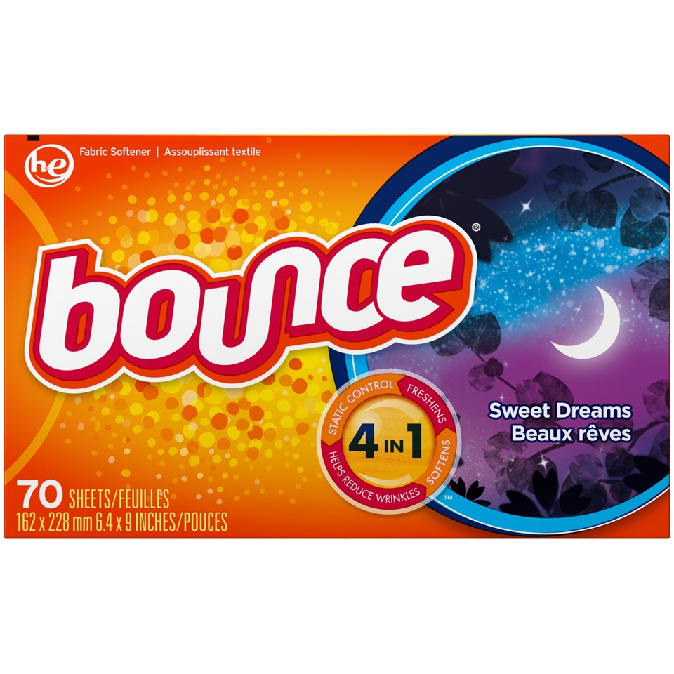 slide 2 of 2, Bounce Fabric Softener 70 ea, 70 ct