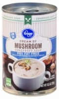 slide 1 of 1, Kroger 98% Fat Free Cream Of Mushroom Condensed Soup, 10.5 oz