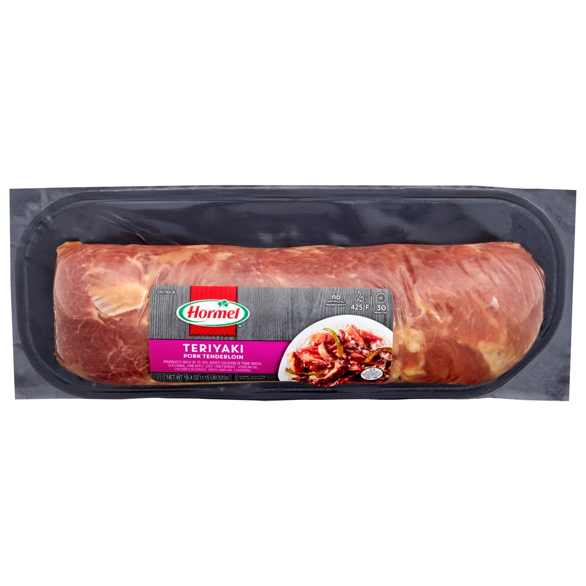 slide 1 of 5, HORMEL ALWAYS TENDER Teriyaki Pork Tenderloin, 18.4 oz