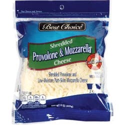 Best Choice Shredded Provolone & Mozzarella Cheese