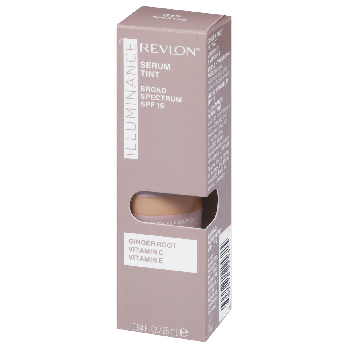 slide 10 of 14, Revlon Illuminance Broad Spectrum SPF 15 Tan Sand 317 Serum Tint 0.94 fl oz, 0.94 fl oz