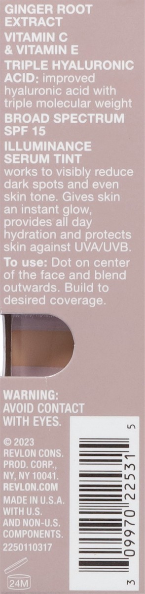 slide 8 of 14, Revlon Illuminance Broad Spectrum SPF 15 Tan Sand 317 Serum Tint 0.94 fl oz, 0.94 fl oz