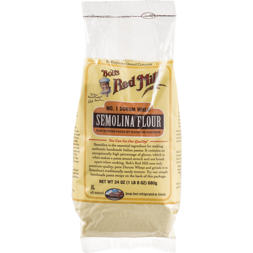 slide 2 of 9, Bob's Red Mill No. 1 Durum Wheat Semolina Flour, 24 oz