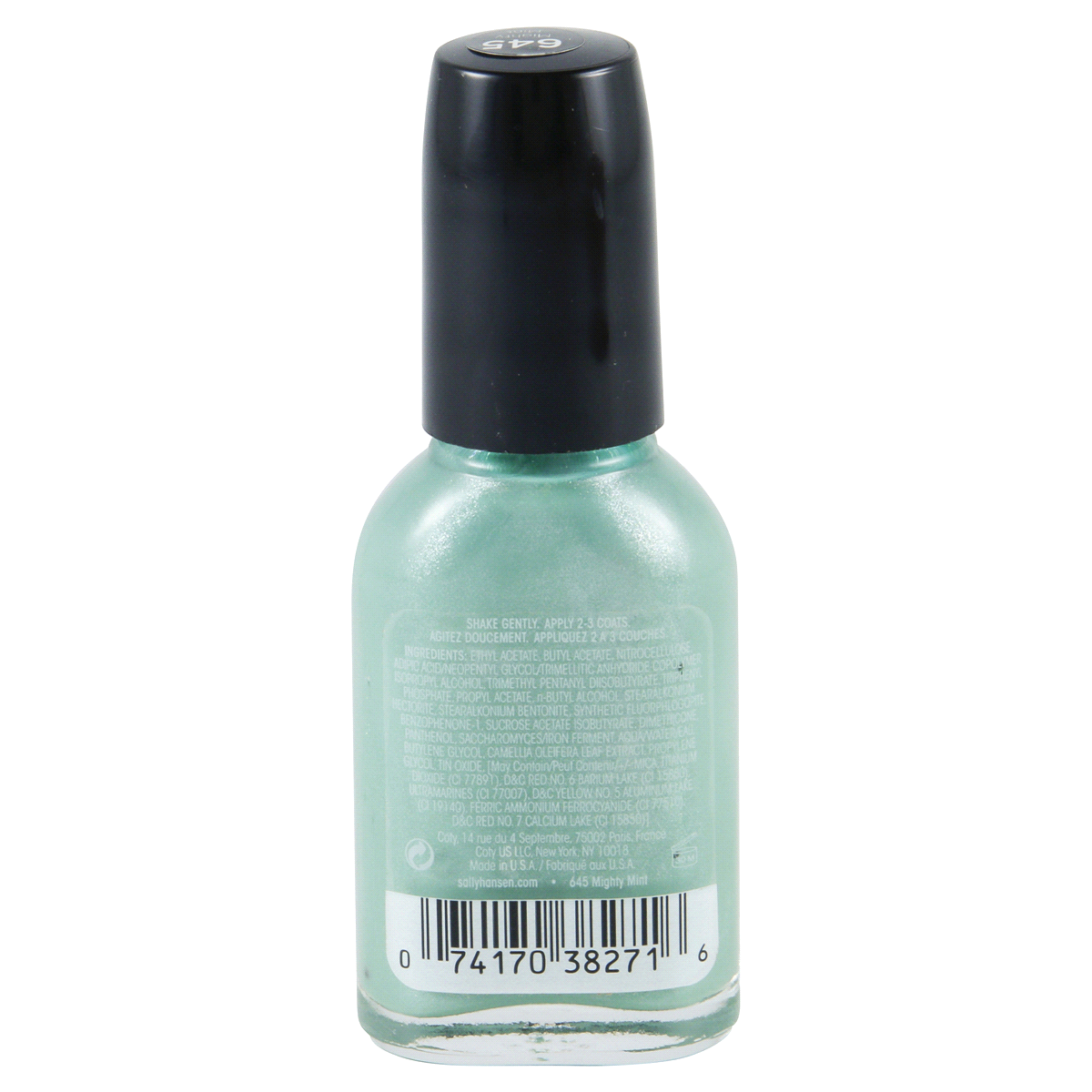 slide 2 of 2, Sally Hansen Hard As Nails Mighty Mint Nail Polish, 0.45 fl oz