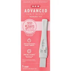 H-E-B Early Result Advanced Pregnancy Test