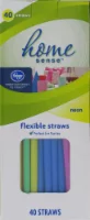 Kroger Home Sense Neon Flexible Straws