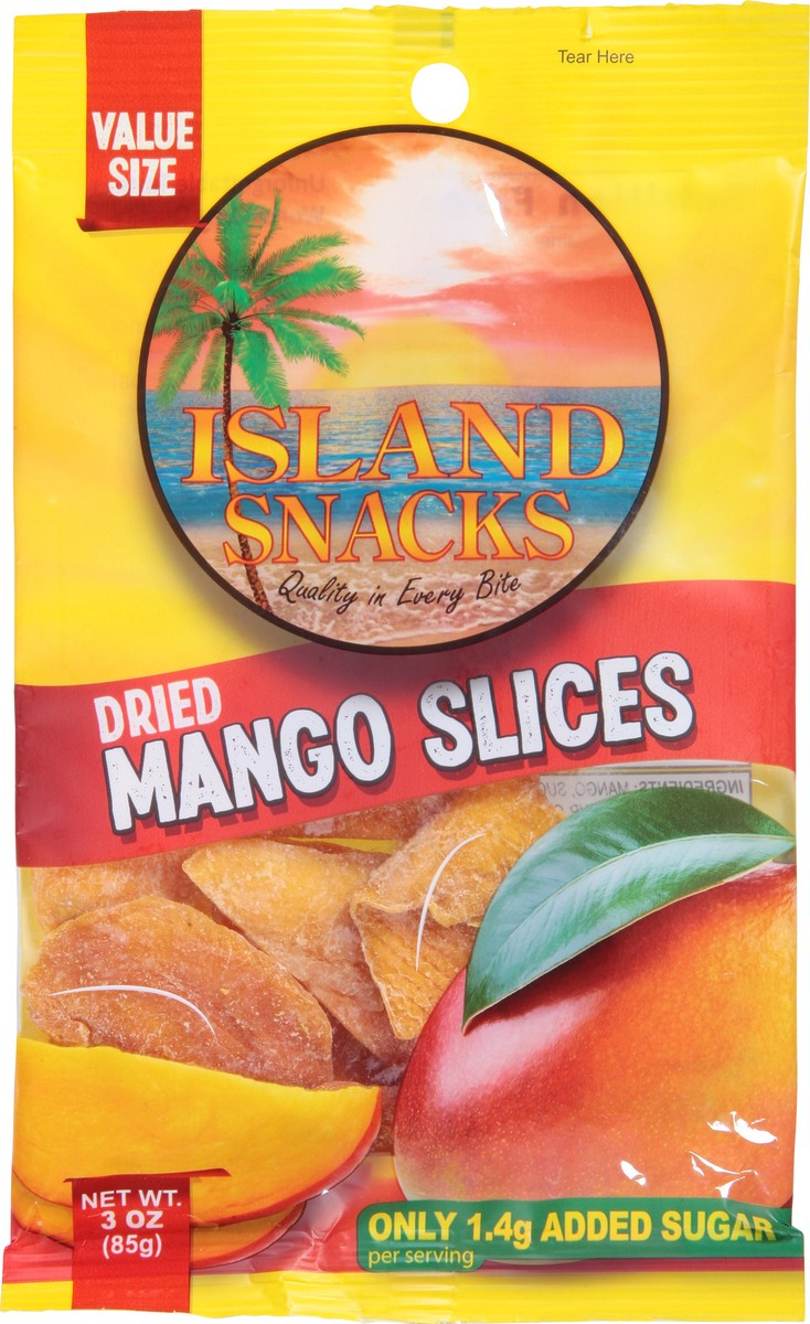 slide 4 of 9, Island Snacks Dried Mango Slices Value Size 3 oz, 3 oz