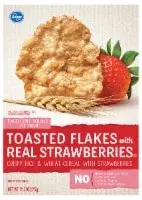 Kroger Toasted Flakes With Strawberries Cereal