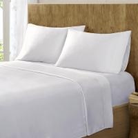 slide 1 of 2, Everyday Living Microfiber Sheet Set - 4 Piece - Bright White, Queen Size