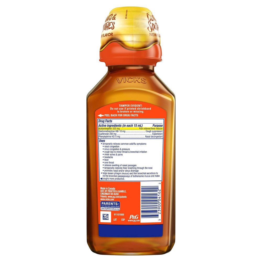 slide 7 of 9, Vicks DayQuil Severe Cold & Flu Medicine Liquid - Honey - 12 fl oz, 12 fl oz