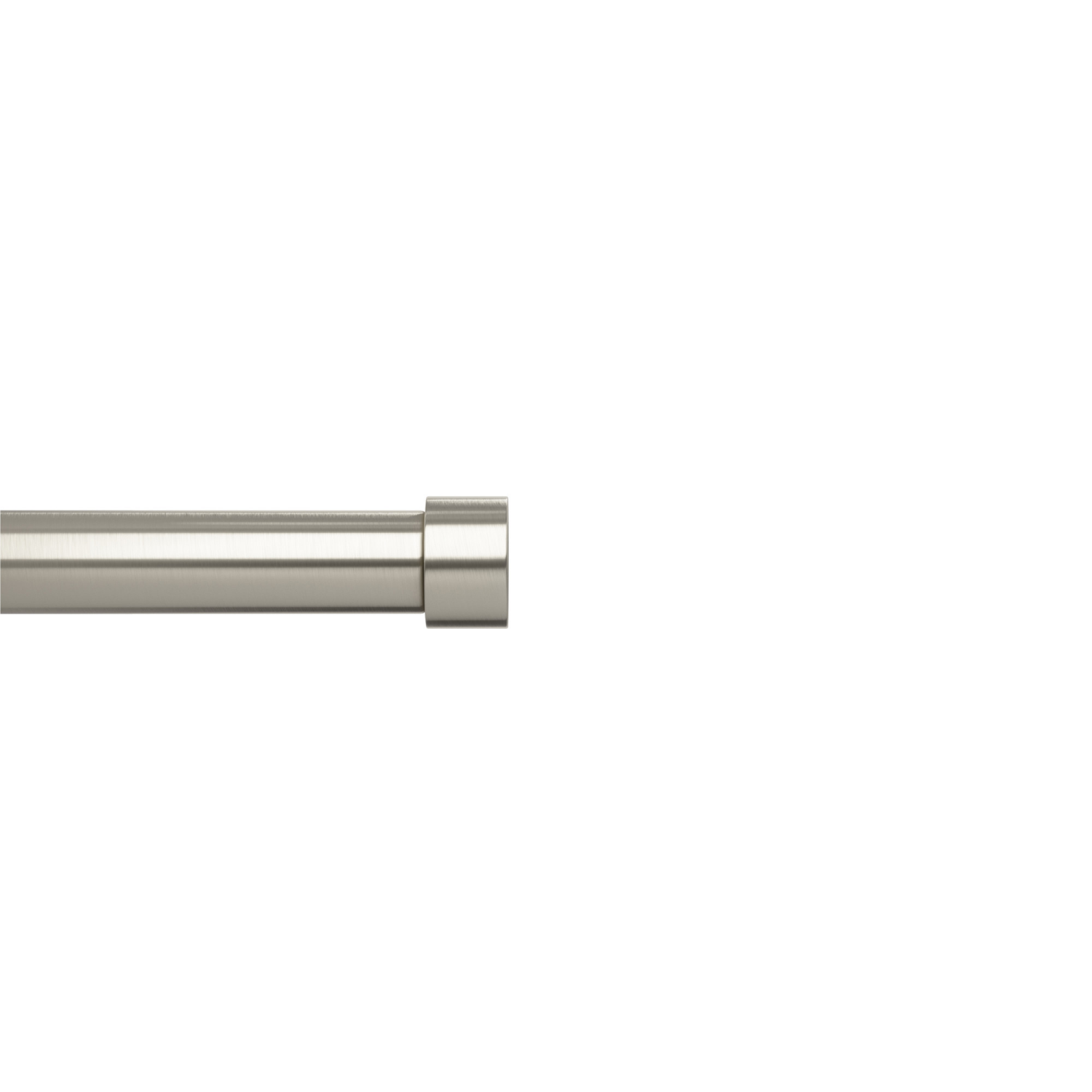 slide 1 of 2, Umbra Cappa Expandable Single Curtain Rod 36-66" Nickel, 1 ct