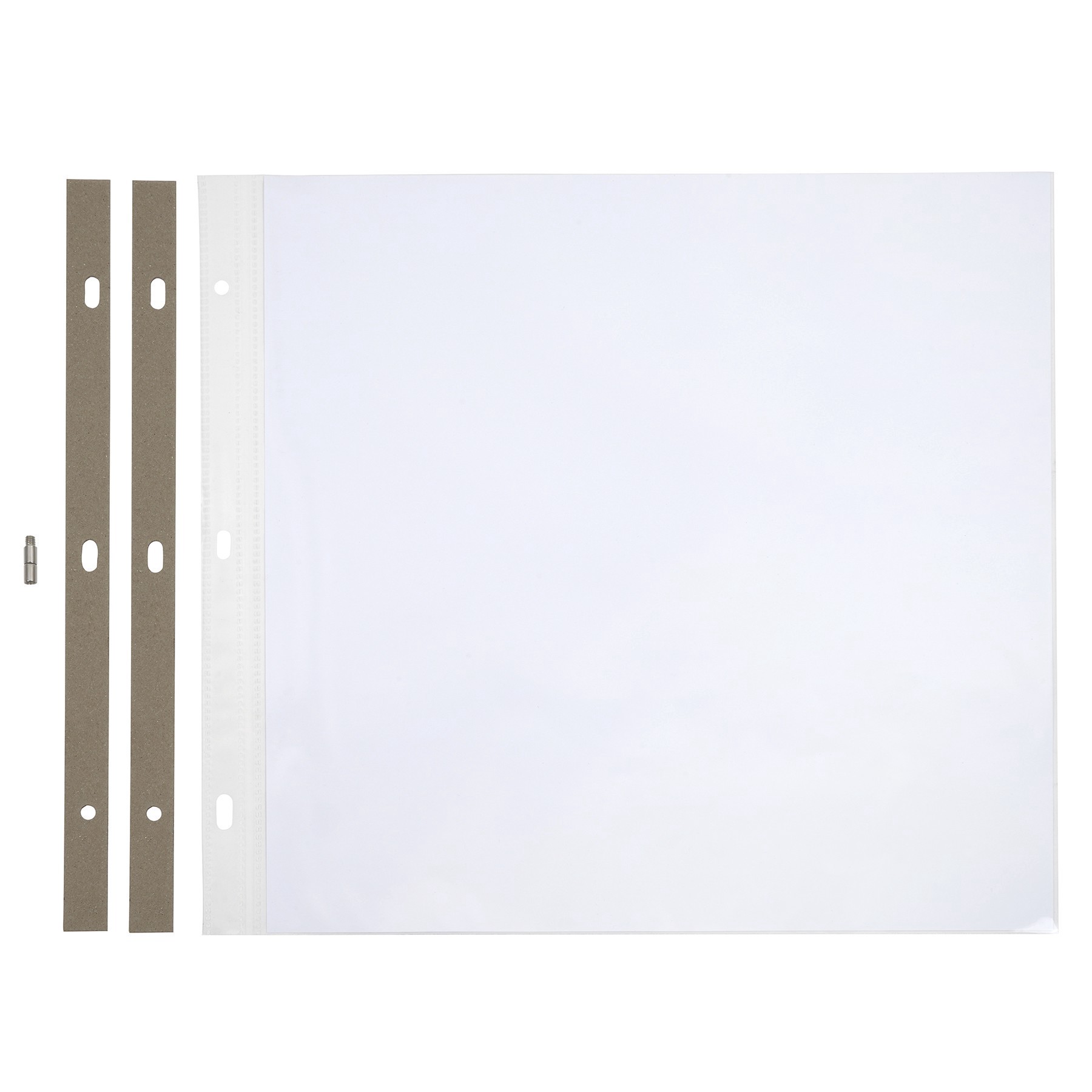 slide 2 of 3, 12" X 12" White Scrapbook Refill Pages By Recollections, 10 Sheets, 12 in x 12 in