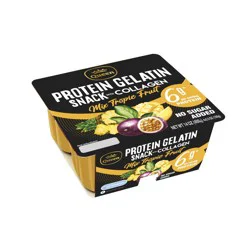 Queen Protein Gelatin Snack 4 pk with Collagen - Mix Tropic Fruit