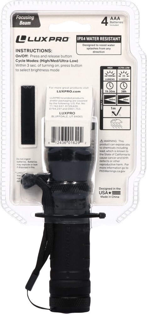 slide 2 of 2, Luxpro LP630V4 Flashlight, 1 ct