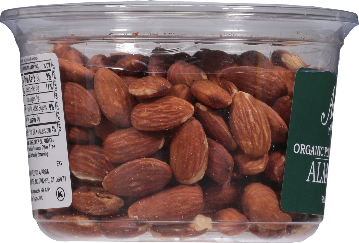 slide 2 of 9, Aurora Natural Organic Roasted Unsalted Almonds 9.5 oz, 9.5 oz