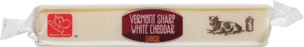 slide 2 of 6, Harris Teeter™ Vermont Sharp Cheddar Block Cheese, 8 oz