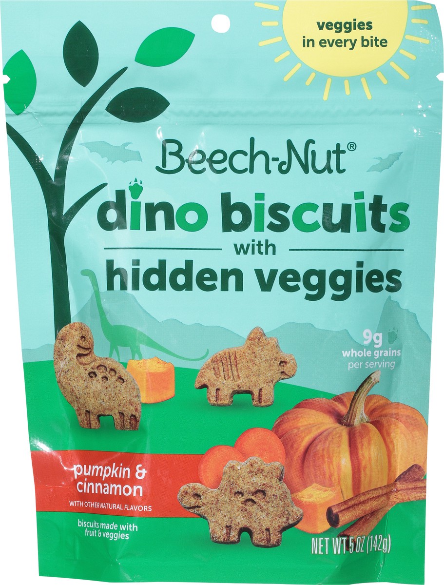 slide 4 of 9, Beech-Nut Pumpkin & Cinnamon Dino Biscuit with Hidden Veggies 5 oz, 5 oz