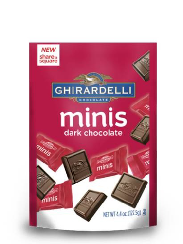 slide 1 of 1, Ghirardelli Minis Dark Chocolate Squares, 4.4 oz