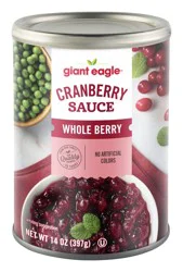 Giant Eagle Whole Cranberry Sauce