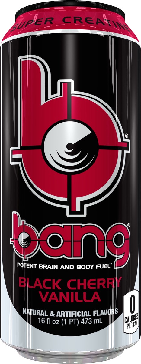 slide 3 of 6, Bang Black Cherry Vanilla Energy Drink 16 fl oz, 16 fl oz