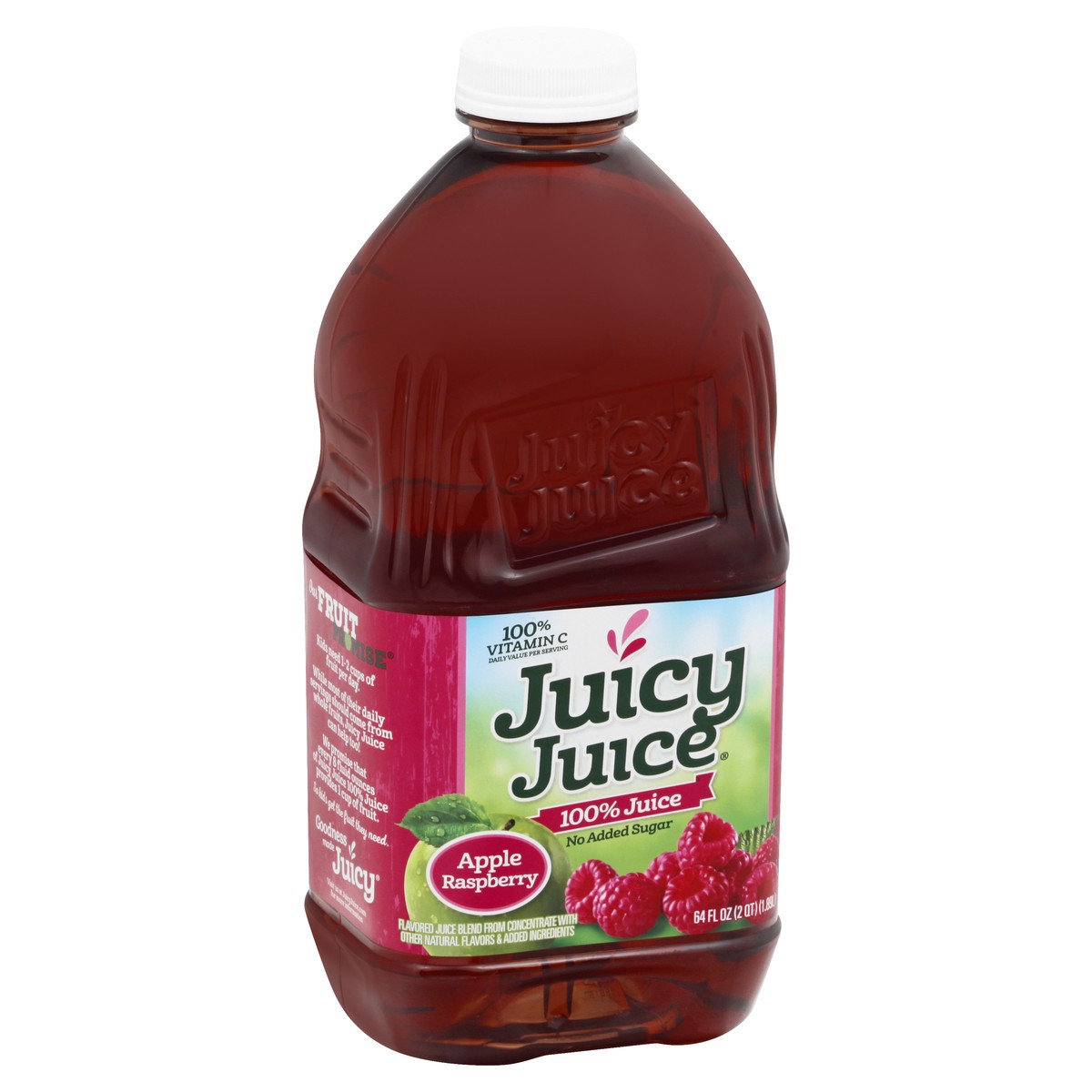 slide 9 of 13, Juicy Juice 100% Juice, Apple Raspberry- 64 fl oz, 64 fl oz