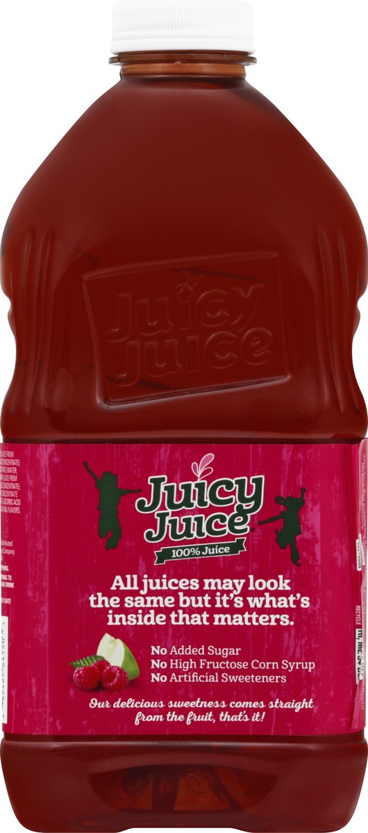 slide 3 of 13, Juicy Juice 100% Juice, Apple Raspberry- 64 fl oz, 64 fl oz