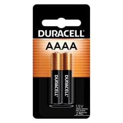 Duracell AAAA Alkaline Batteries, 2/Pack