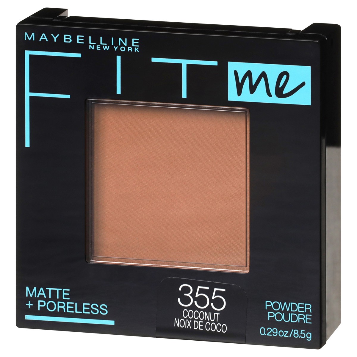 slide 11 of 12, Maybelline New York Maybelline Fit Me! Matte + Poreless Pressed Face Powder, Coconut, 0.29 oz