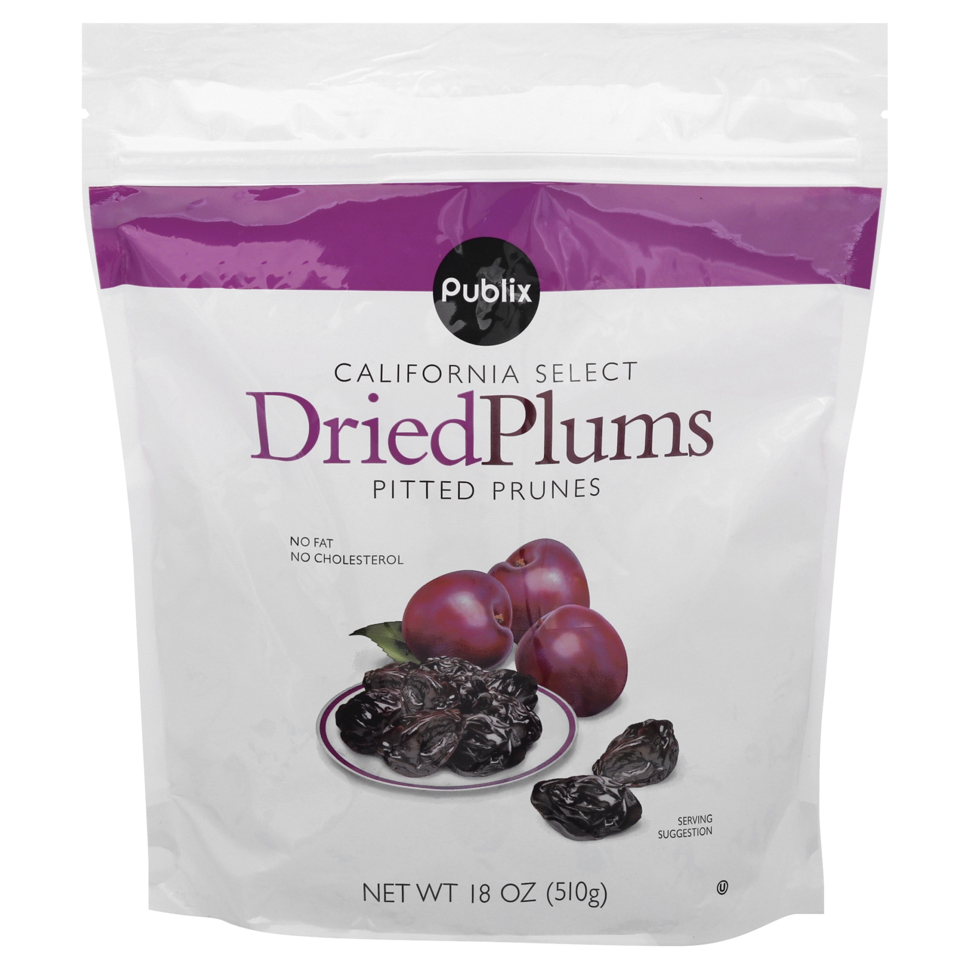 slide 1 of 1, Publix California Select Dried Plums, 18 oz