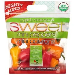 Organic Mini Sweet Bell Peppers - 16 oz