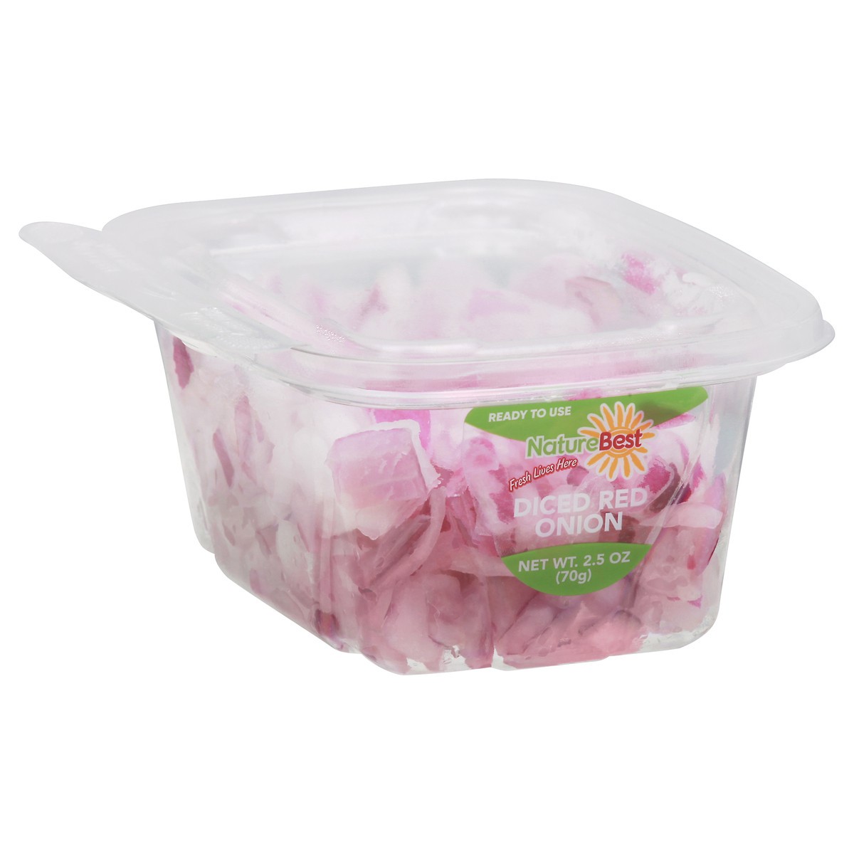 slide 3 of 12, 2.5 Oz Diced Red Onions, 1 ct