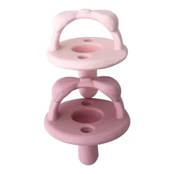 Itzy Ritzy Sweetie Soother - Pink Bows Pacifier