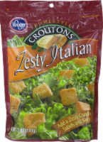 slide 1 of 1, Kroger Zesty Italian Croutons, 5 oz