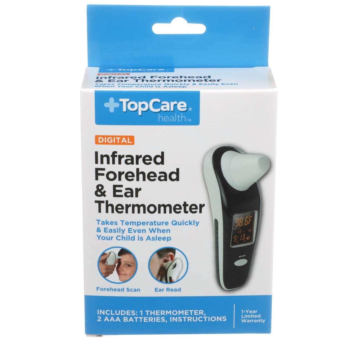 slide 1 of 1, TopCare Infrared Thermometer, 1 ct