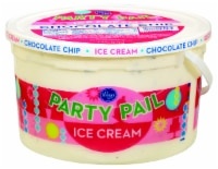 slide 1 of 1, Kroger Party Pail Chocolate Chip Ice Cream, 128 fl oz