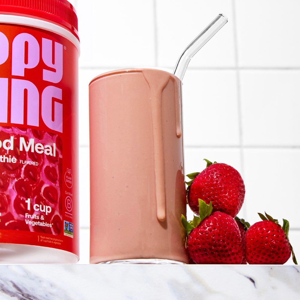 slide 5 of 5, Happy Viking Complete Superfood Powder - Strawberry Smoothie, 12.8 oz