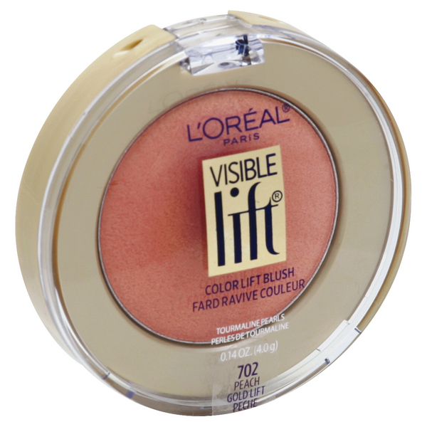 slide 1 of 1, L'Oréal Visible Lift Blush - 184 Peach Gold Lift, 0.14 oz