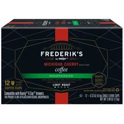 FREDERIKS BY MEIJER Frederik’S By Meijer Decaf Michigan Cherry Coffee Pods - 12 ct