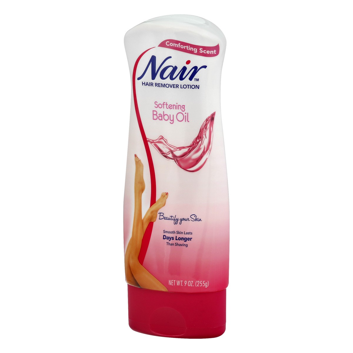 slide 2 of 11, Nair Softening Baby Oil Comforting Scent Hair Remover Lotion 9 oz, 9 oz