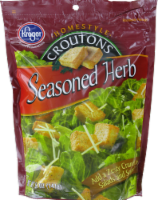 slide 1 of 1, Kroger Seasoned Herb Croutons, 5 oz