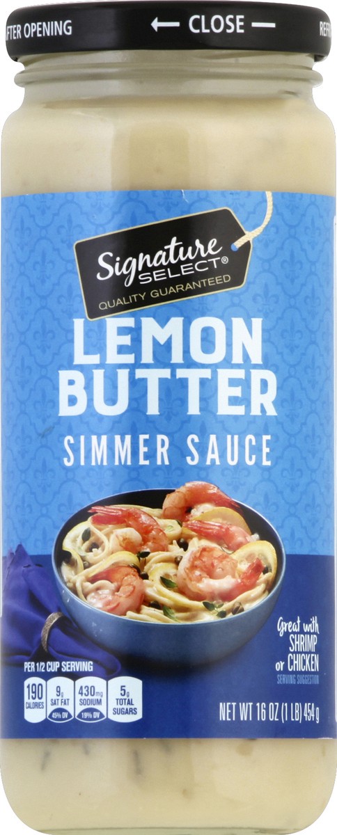 slide 4 of 7, Signature Select Simmer Sauce 16 oz, 16 oz