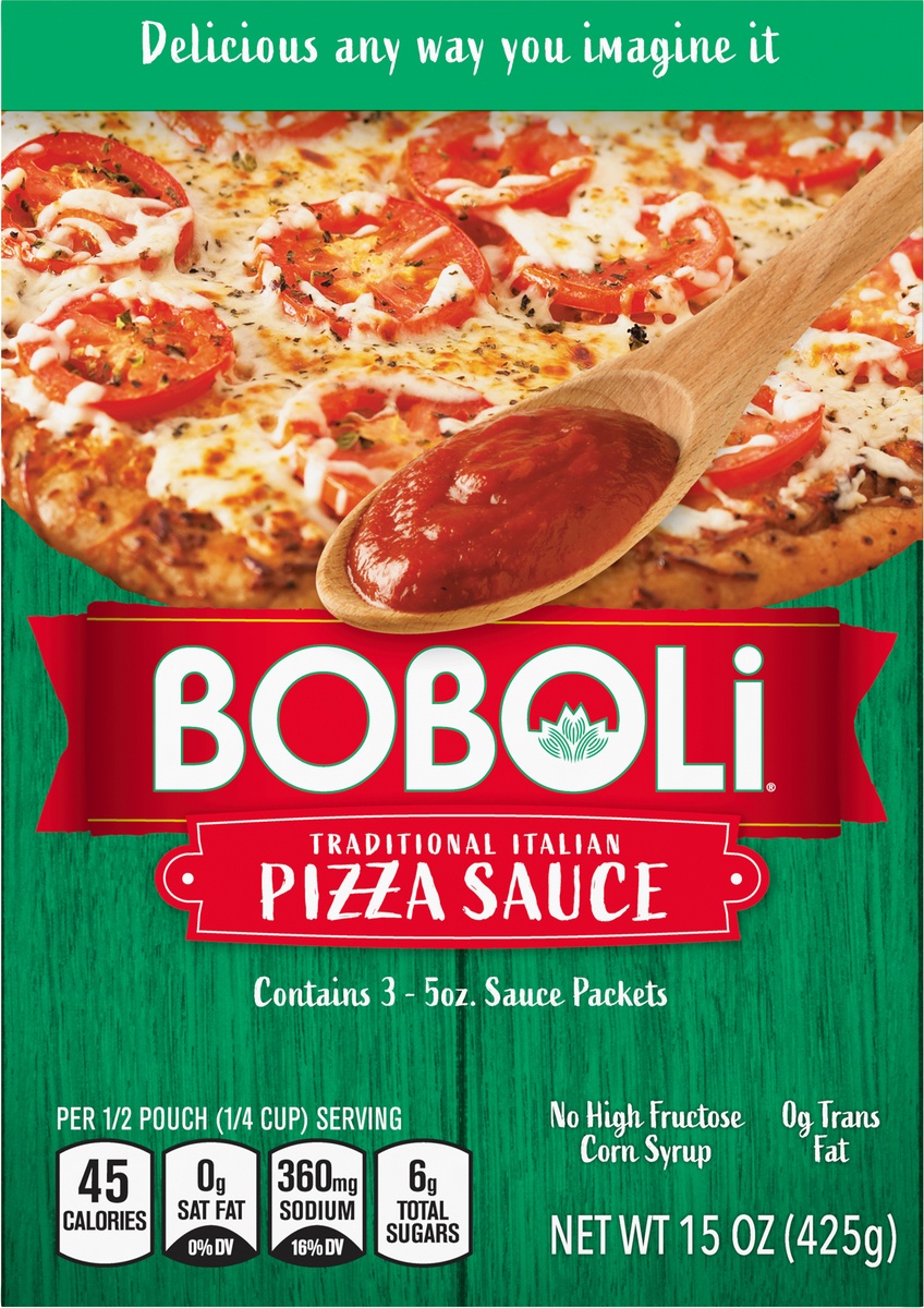 slide 6 of 9, Boboli Pizza Sauce, 15 oz, 15 oz