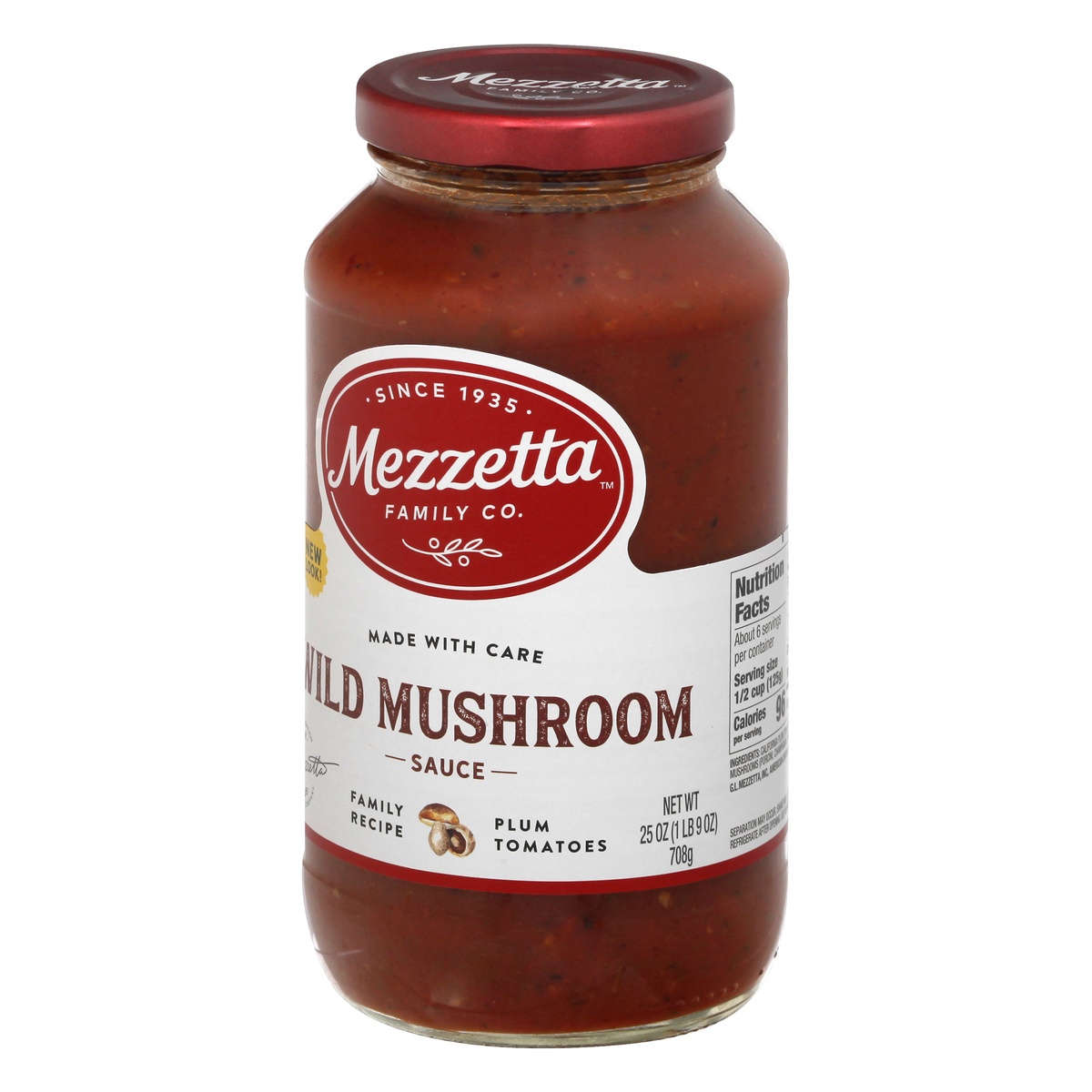 slide 3 of 9, Mezzetta Family Recipes Wild Mushroom Sauce, 25 oz, 